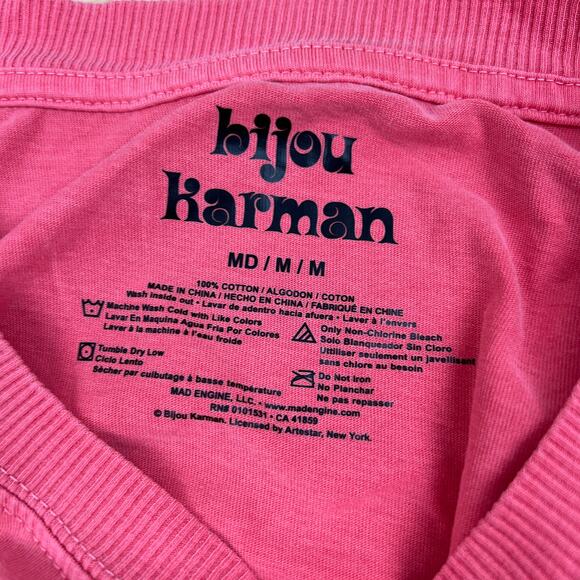 Bijou Karman Women's Short Sleeve Sunglasses Graphic T-Shirt - Size Medium - NWT - Picture 3 of 9